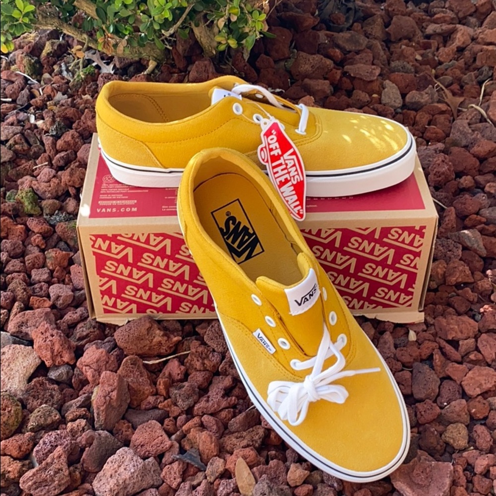 SOLD vans doheny mustard yel pigskin suede sneaker - Picture 6 of 10